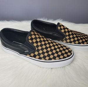 Vans calf hair checkerboard